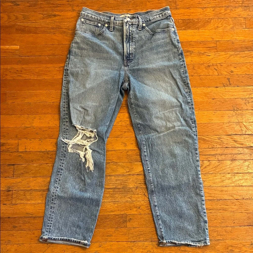 Madewell Perfect Vintage Straight Jeans - Picture 2 of 5